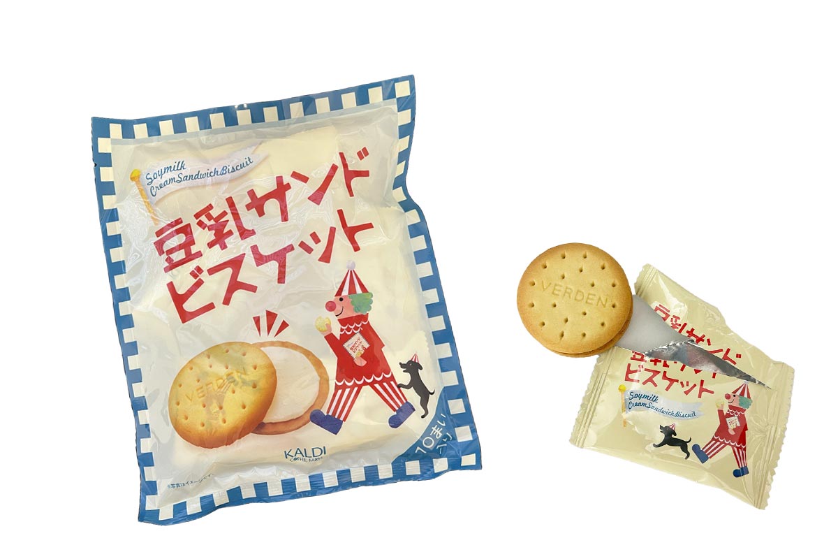豆乳サンドビスケット/¥198(税込)