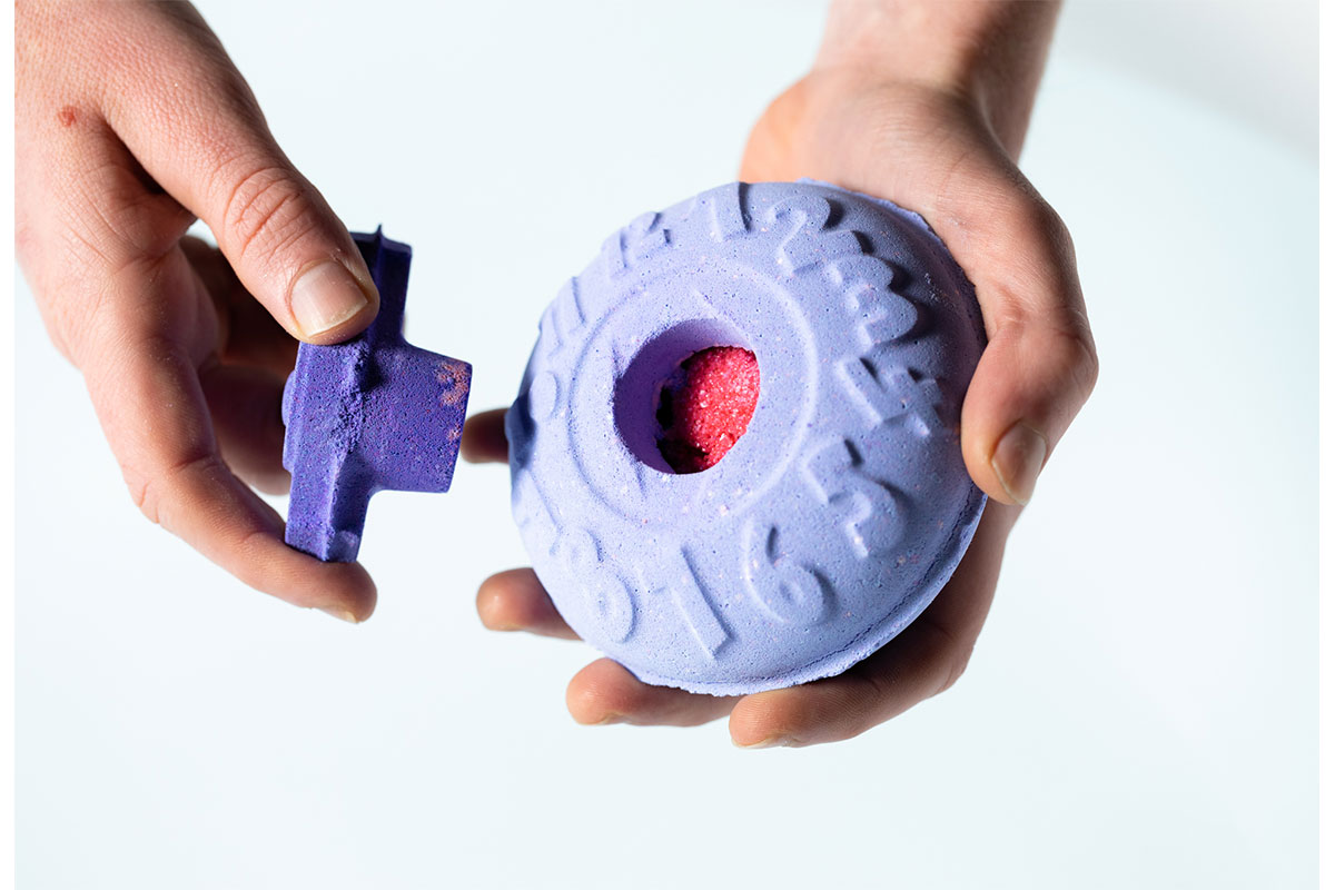 バスボム「タイムトゥレスト」の使用イメージ1