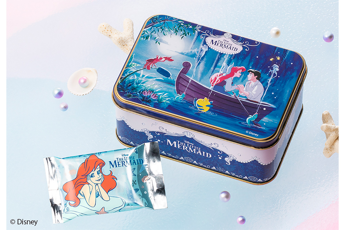 リトル・マーメイド／ベリーショコラサンド スペシャル缶14枚入／￥2,268／（C）Disney
