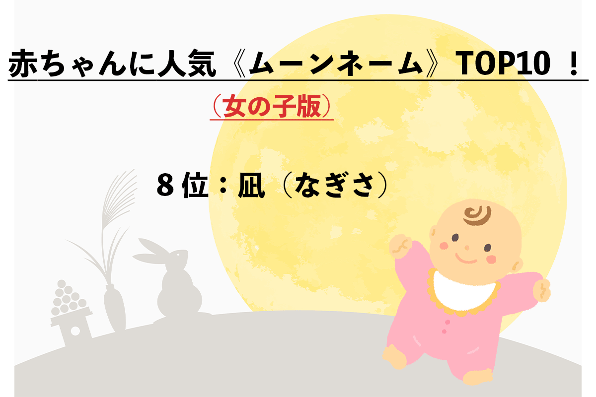 赤ちゃんの名前で人気「ムーンネーム」（女の子）TOP10（2/10）