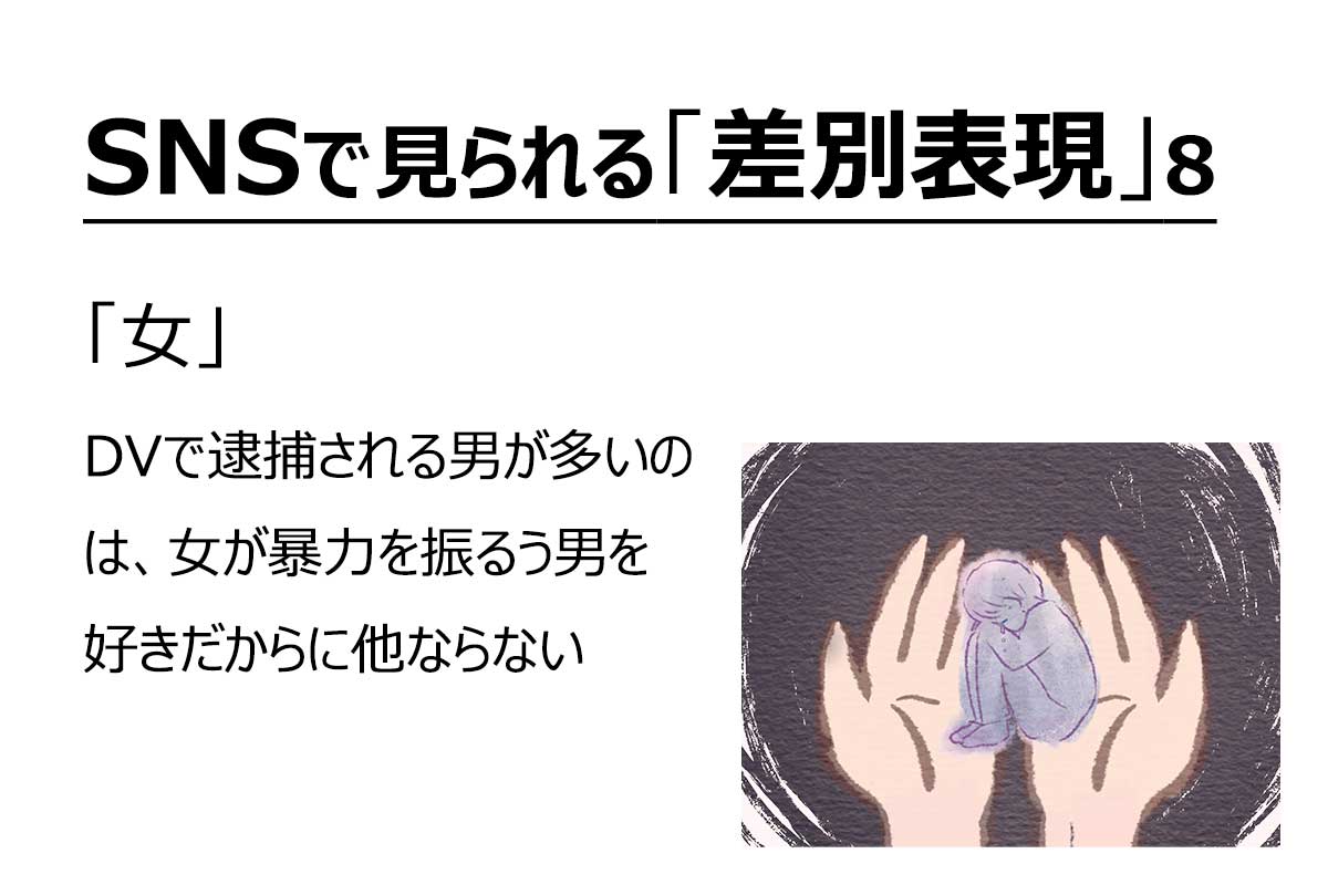 SNSで見られる「差別表現」（1/8）