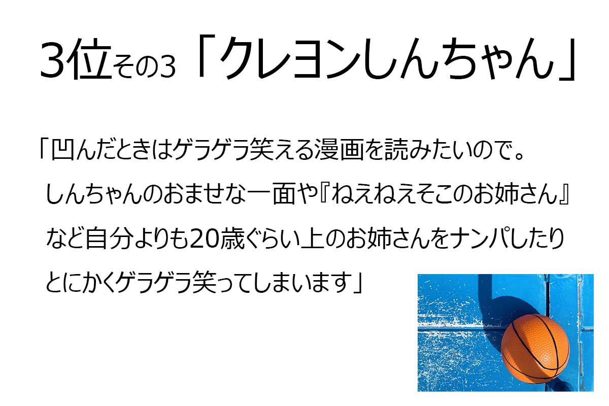 ジャンプ作品多数！　2023年9月、WonderSpaceが行った「凹んだときに元気がもらえる漫画」アンケートの結果