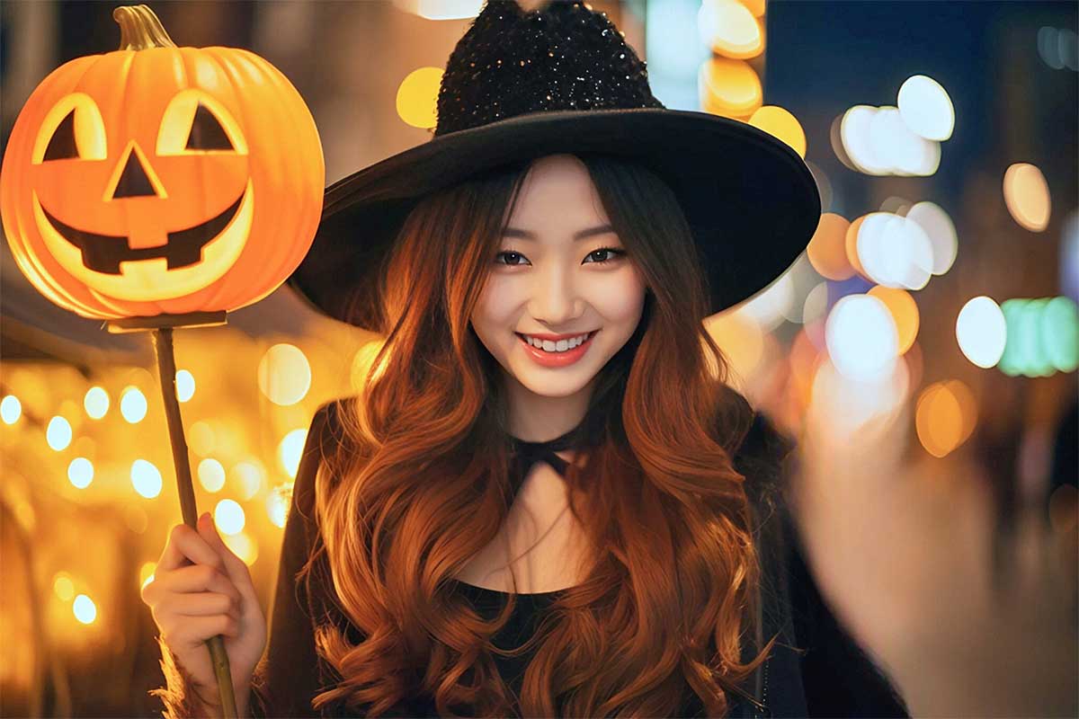 ハロウィーンイベントを楽しむ若者のイメージ