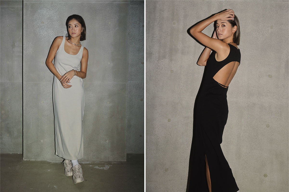 [MIYU IKEDA x ALEXIA STAM]Long Dress／￥13,200（税込み）