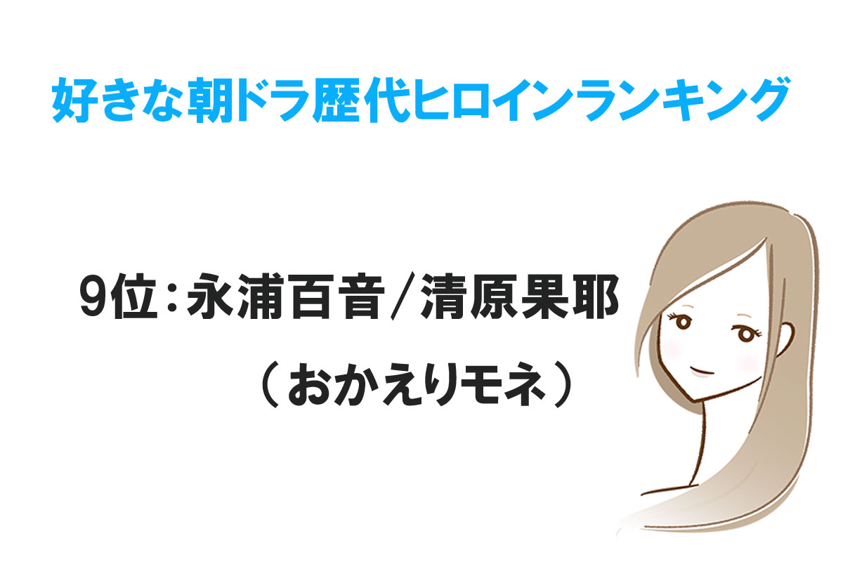 好きな朝ドラ歴代ヒロインランキング