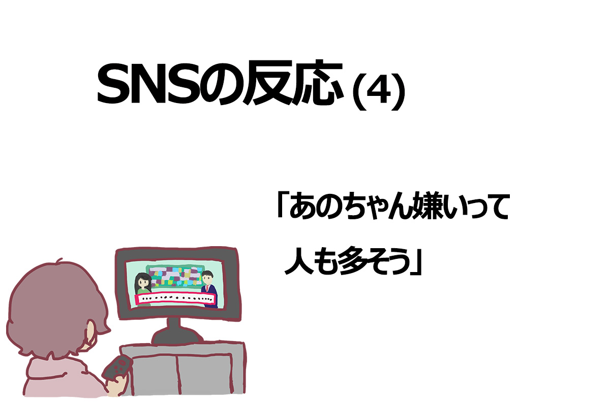 SNSの反応