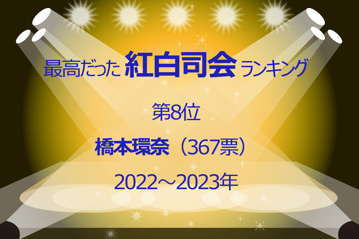 最高だった「紅白司会」歴代ランキング／ランキングー！調べ