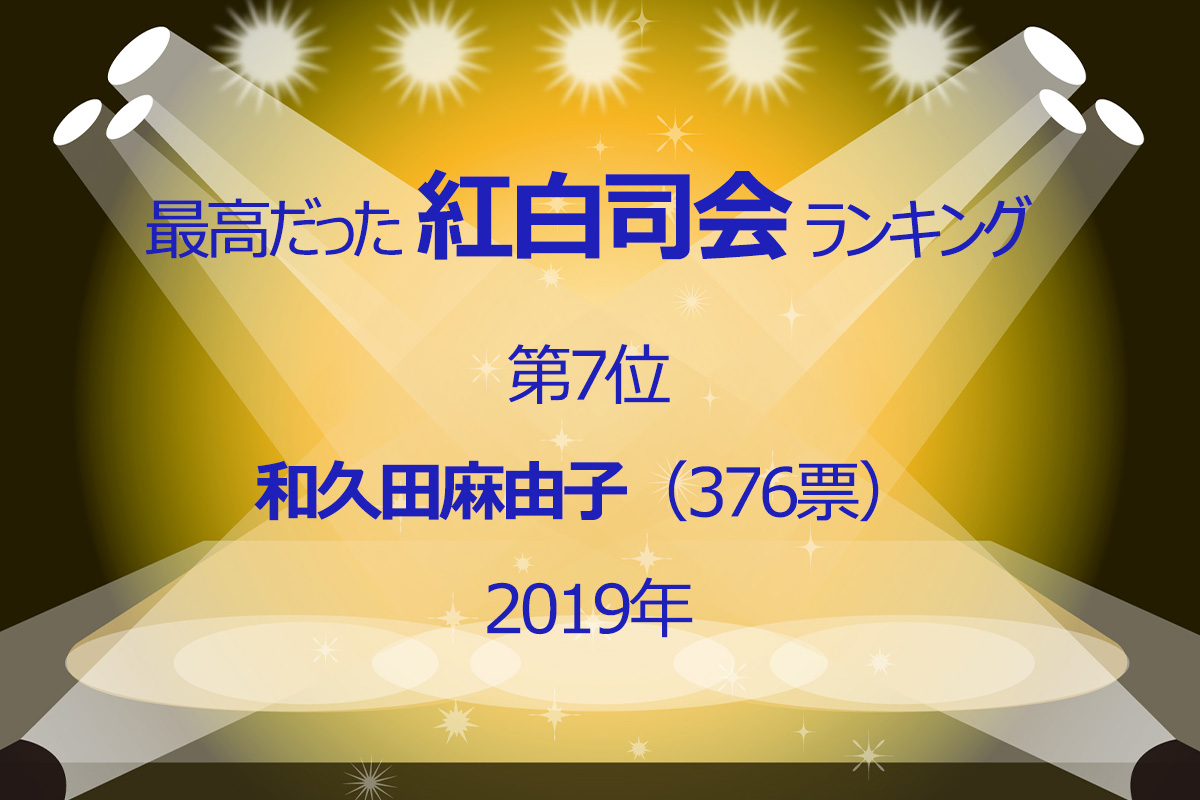 最高だった「紅白司会」歴代ランキング／ランキングー！調べ