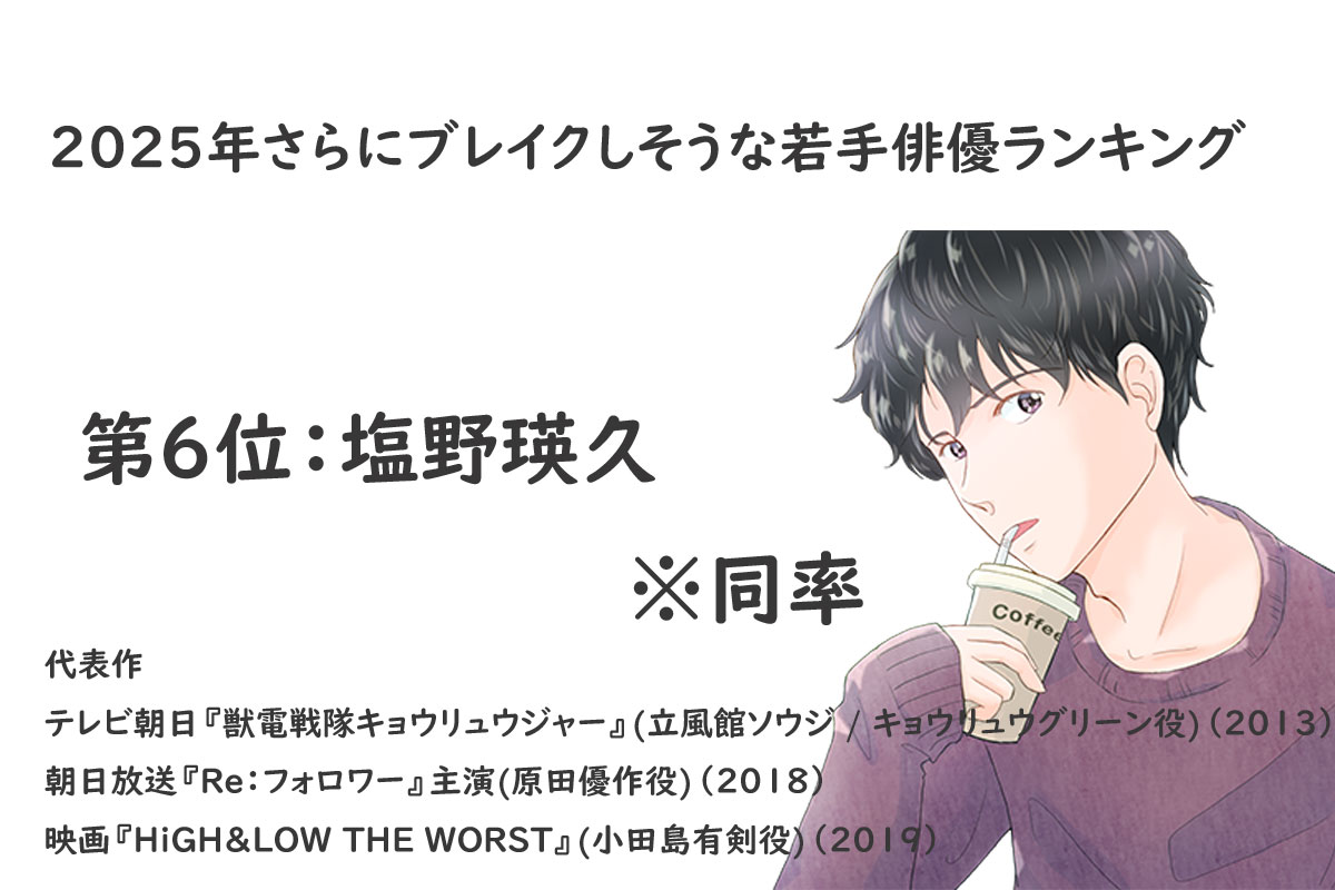 2025年さらにブレイクしそうな若手俳優ランキング【ネクストブレイク】／出典元：ランキングー！