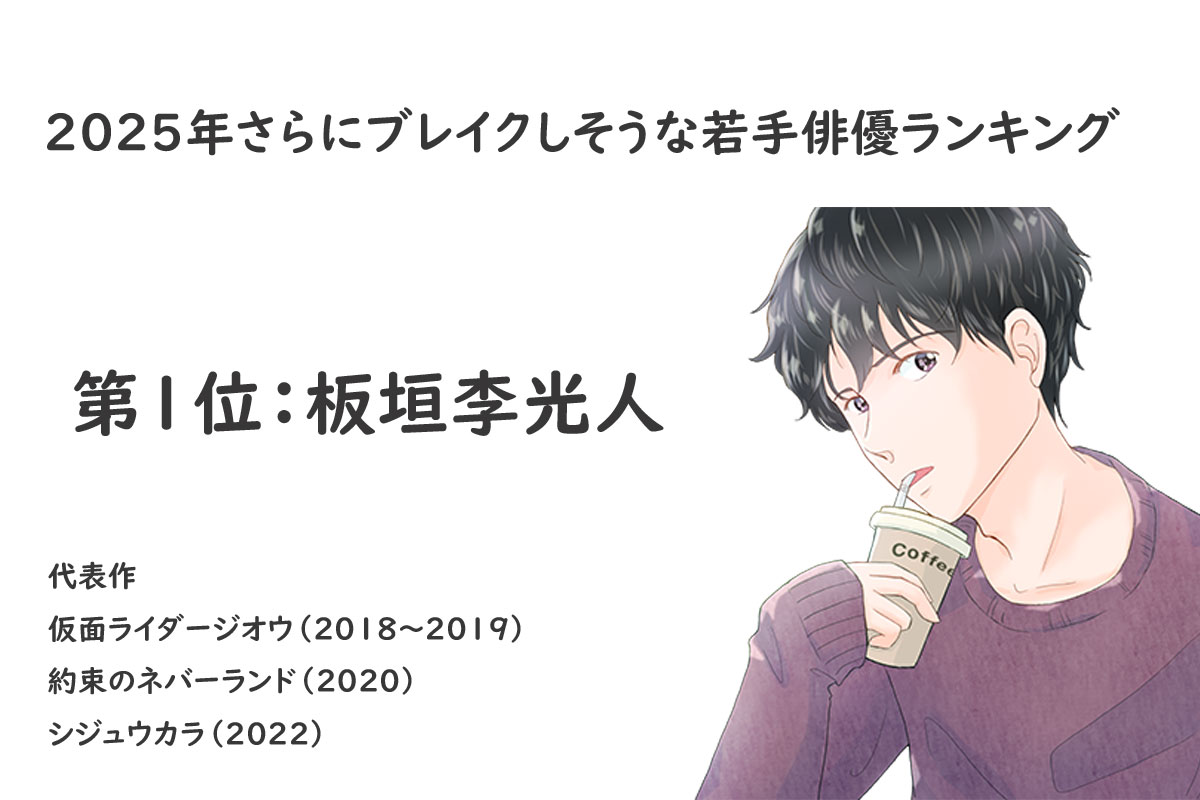 2025年さらにブレイクしそうな若手俳優ランキング【ネクストブレイク】／出典元：ランキングー！