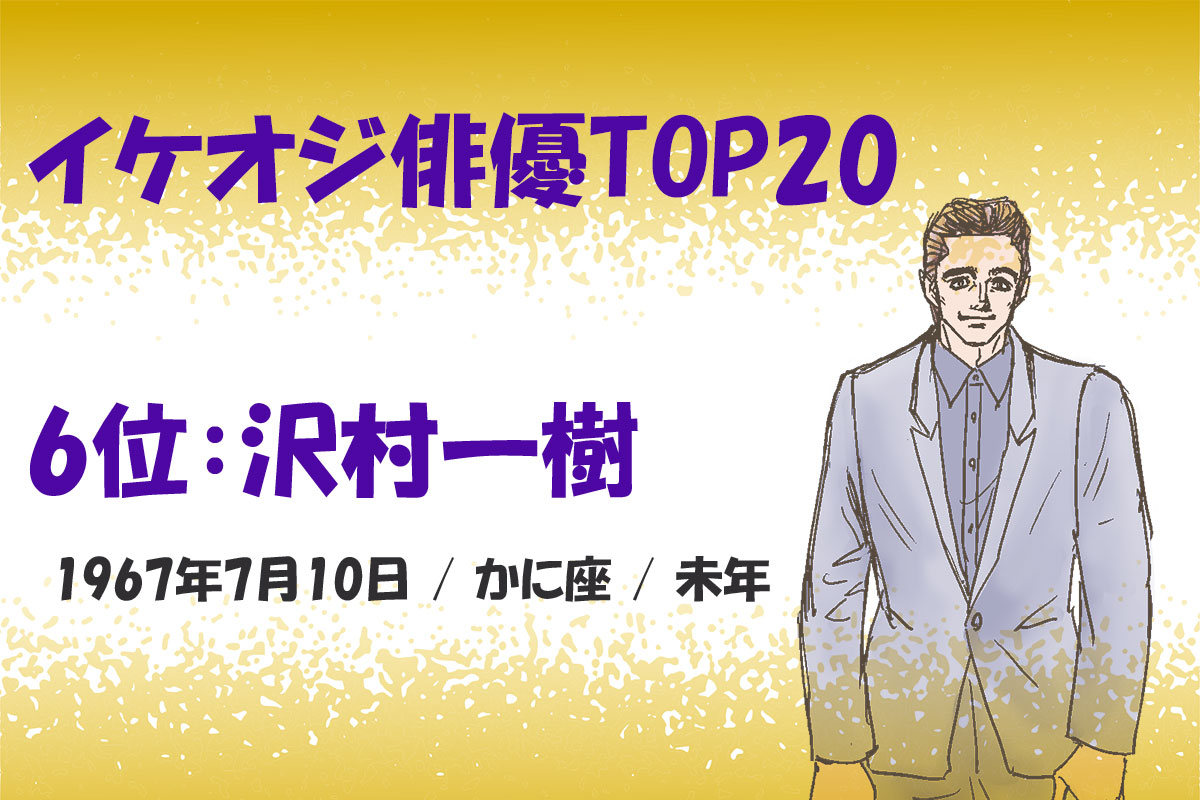 イケおじ俳優ランキングTOP20／出典：みんなのランキング