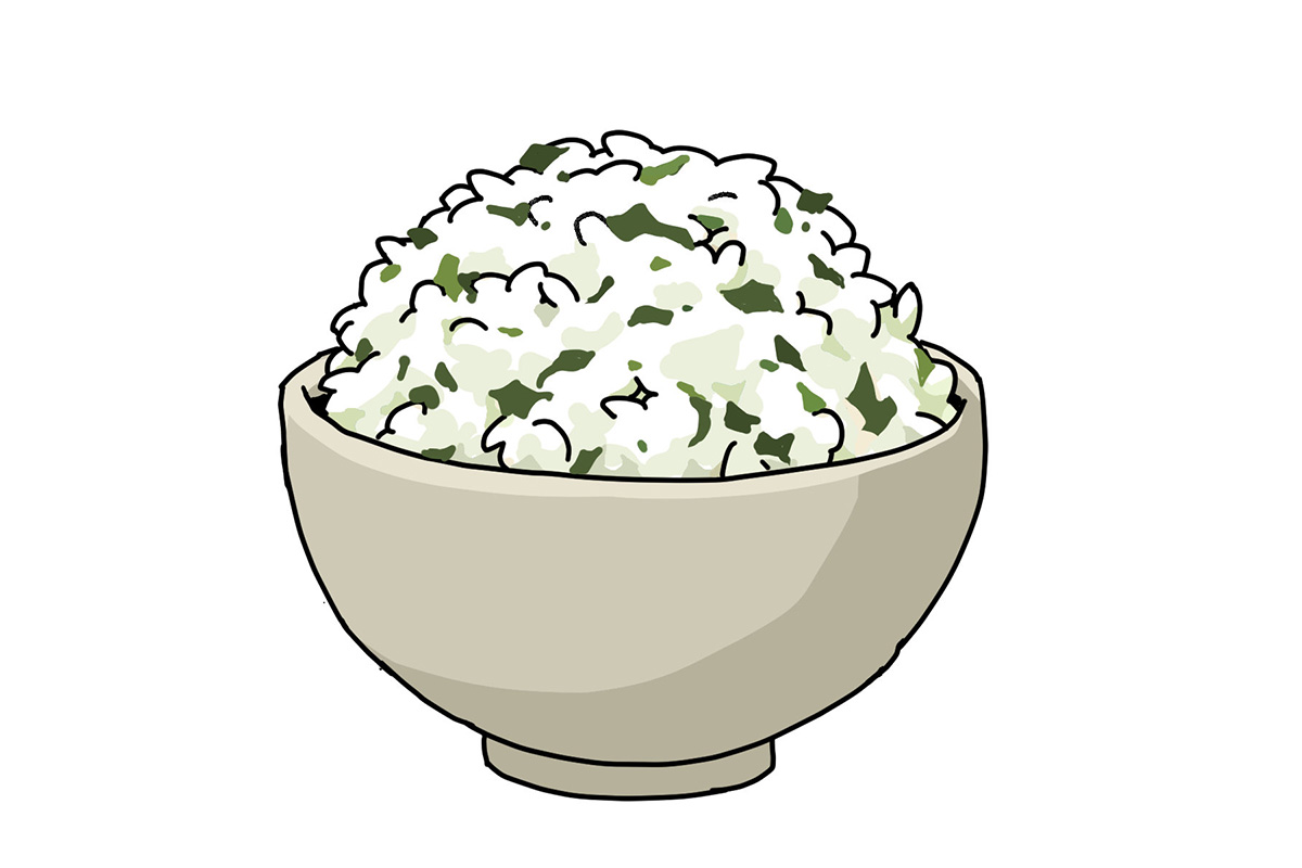 人気の学校給食5位：わかめご飯。普通の白ご飯とは全く別物／みんなのランキング調べ