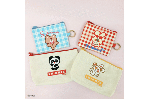 「キャンドゥ」×「SWIMMER」レトロかわいい雑貨が100円で買える！ 前髪クリップ、刺繍ポーチなど