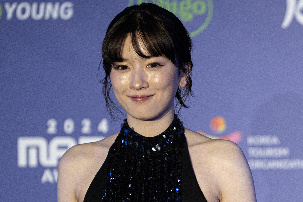 永野芽郁さん(2024年11月23日、AFP=時事)