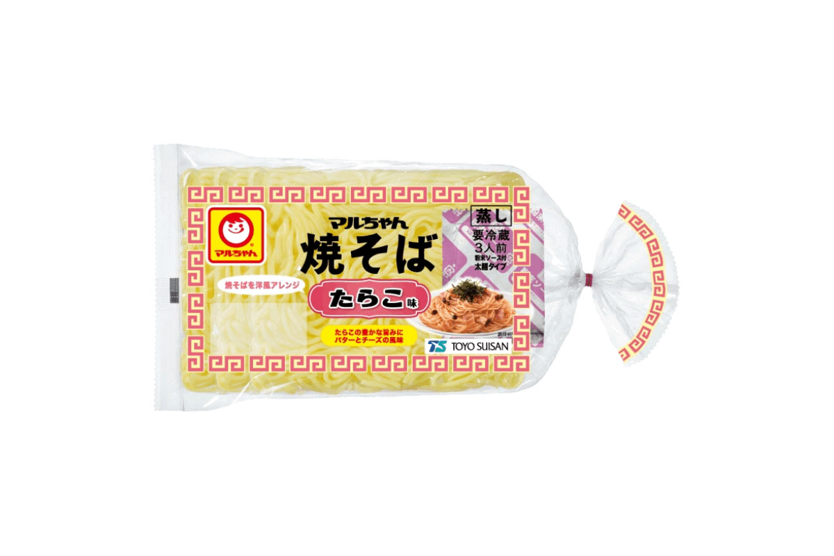 マルちゃん焼そば たらこ味 3人前／￥370（税抜き）