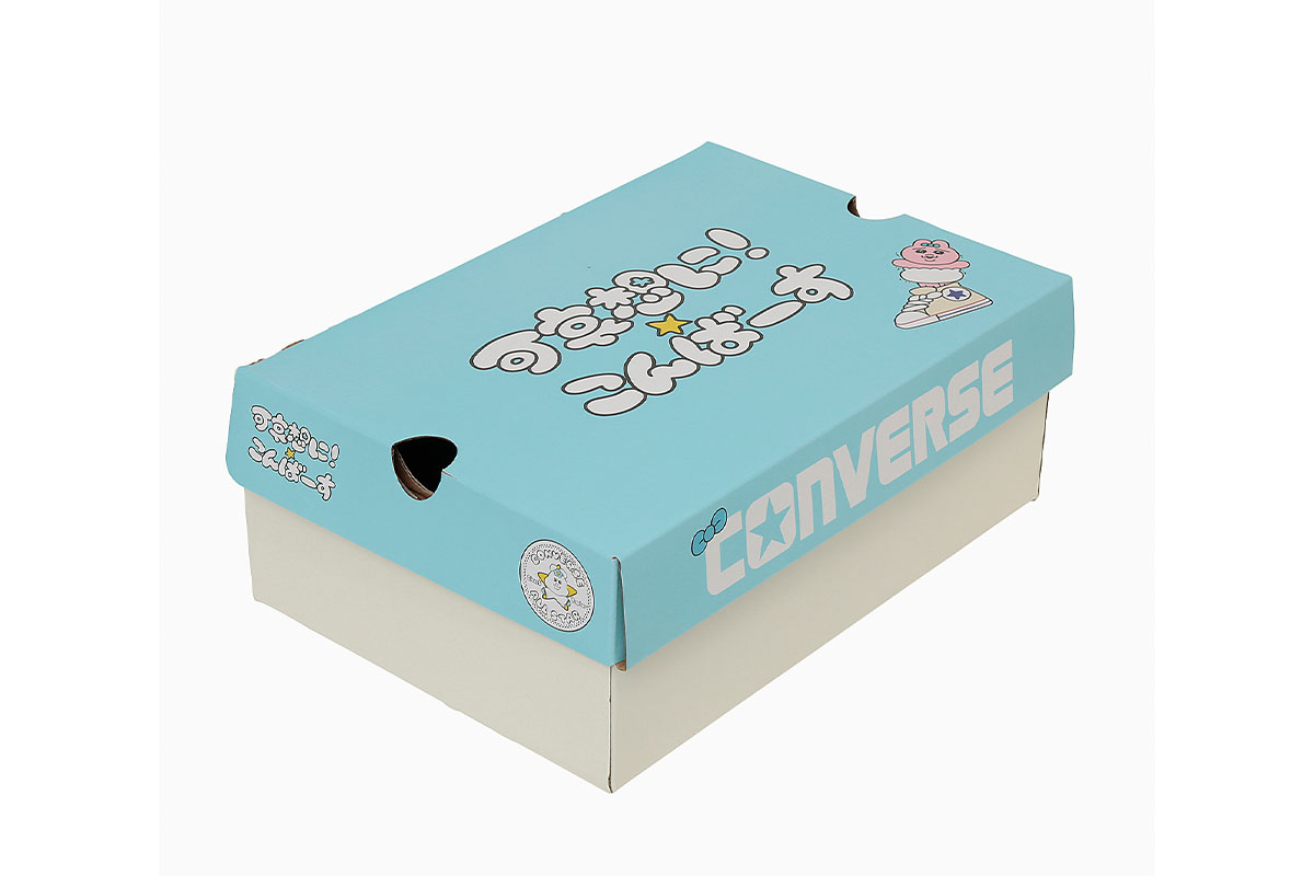 「CONVERSE 」× 「可哀想に!」オリジナルデザインの靴箱