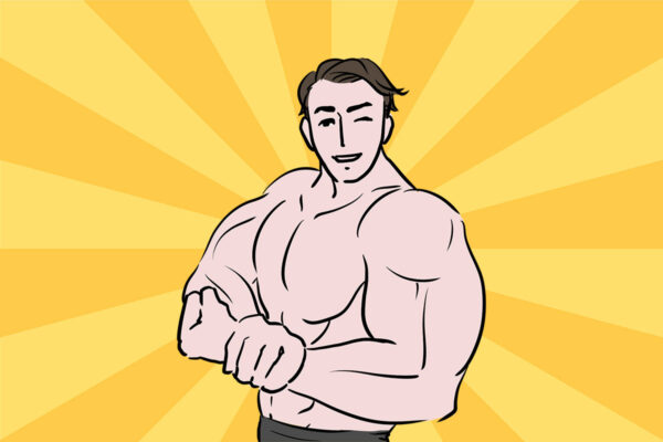 【画像】上半身裸で食事…素肌にGジャン…露出狂…不評に終わった“肉体美”を見る